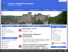 Tablet Screenshot of comune.belforte.pu.it